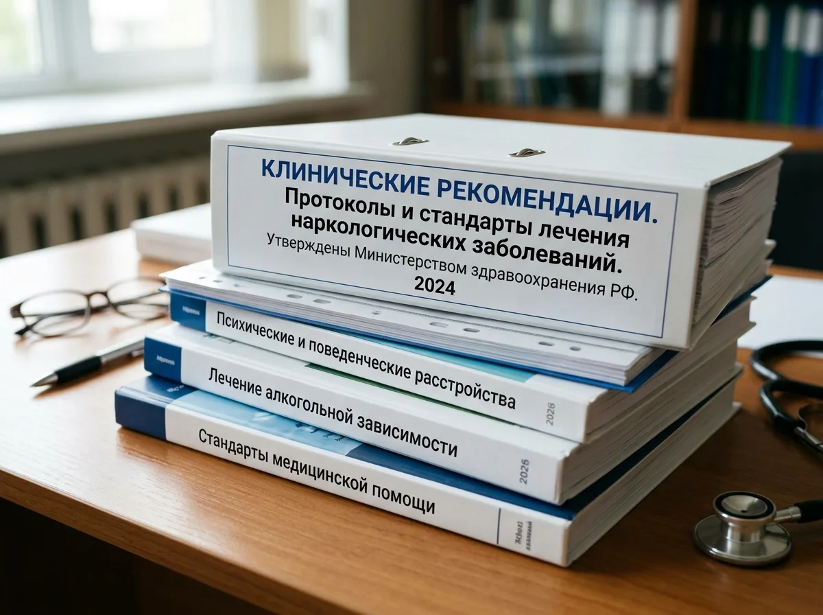 Протоколы и стандарты лечения наркологических заболеваний, утверждённые Министерством здравоохранения РФ — официальные клинические рекомендации